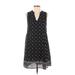 Old Navy Casual Dress - Shift V-Neck Sleeveless: Black Dresses - Women's Size Small