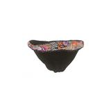 Kenneth Cole REACTION Swimsuit Bottoms: Black Brocade Swimwear - Women's Size Small