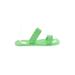 Steve Madden Sandals: Green Solid Shoes - Women's Size 9 - Open Toe