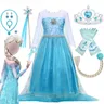 Disney-Frozen Princess Frozen Frozen Frozen Frocks Costume Frocks Outfit Frocks Blue fur s for