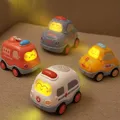 Jouet de véhicule à dos côtelé pour tout-petits voitures avec lumières et son voiture de police