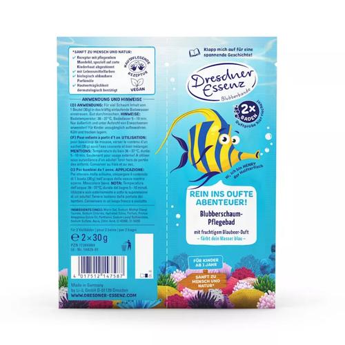 DE Blubberb.Pflegebad Blaubeerduft 2×30 g Bad