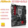 ASRock H110M-G/M.2 Motherboard LGA 1151 2×DDR4 32GB PCI-E 3.0 M.2 USB2.0 Intel H110 Motherboard For