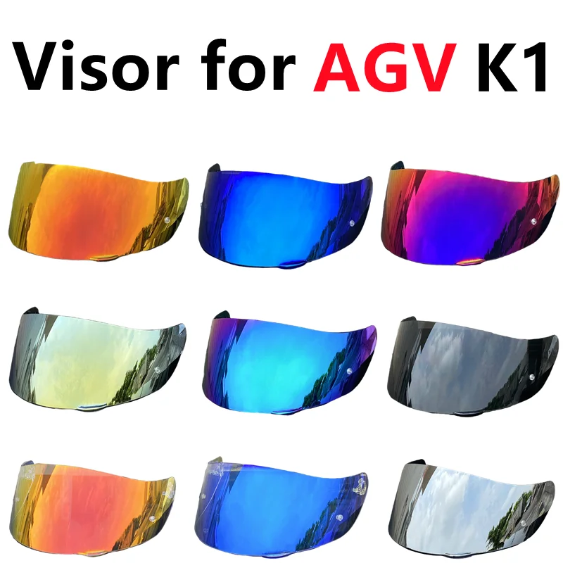 K1 Helmvisier für AGV K3SV K1S K5S K5 Faceshield Casco Moto Visera Motorrad Integralhelm Schild UV-geschützt Image