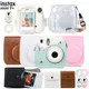 Fujifilm Instax Mini 7+ Instant Film Camera Accessories-PU Carry Bag Transparent Case Shoulder Strap