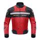 BORLENI Motorradjacke Herren Motorrad Jacke Winddicht mit Protektoren Protektoren Jacke Roller Biker Touren Damen Rot XL