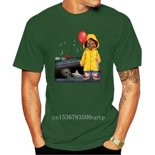 Neue Oh t Chucky und ES Pennywise Trendy Streetwear T Hemd