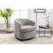 360 Degree Swivel Arm Chair Round Accent Chair Cuddle Barrel Chair