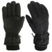 Biziza Waterproof and Insulated Kids Ski Gloves Keep Your Child Warm with Ski Gloves Designed for Winter Fun Black