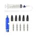 1 Set 60ml Motorcycle Bike Scooter Reverse Brake Bleeding Syringes Kit Syringes