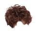 SUCS Headband Wigs Fashion Women s Full Wig Short Wig Curly Wig Styling Cool Wig Brown