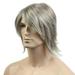 Ediodpoh Rocker Men Fashion Short Hair Wig for Carnivals Party Festival Wigs for Women Gold