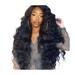 Ediodpoh Women s Fashion Wig Black Synthetic Hair Long Wigs Wave Curly Wig Wigs for Women Black