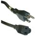 Cable Central LLC Power Extension Cord Black SJT NEMA 5-15P to NEMA 5-15R 14 AWG 3 Conductor 15 Amp 25 Feet