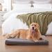 Orthopedic Dog Bed Waterproof Dog Bed with Washable Removable Cover Durable Dog Bed-Memory Foam Dog Bedï¼ŒDog Crate Bed for Medium/Large Dogs