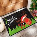 KIHOUT Deals Christmas Door Mat Outdoor - Durable Christmas Front Door Mat Christmas Doormat - Christmas Welcome Mats Outdoor - Christmas Outdoor Front Door Mat (16x24IN)