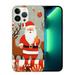 MAXPRESS Christmas Case Compatible for iPhone 15 Ultra Thin Case Silicone Crystal Clear Xmas Cover Designed for iPhone 15 6.1 (2023) - Snowflake Santa Claus Elk