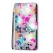 Allytech Galaxy S10e Wallet Case with Hand Wrist Flip Cover Stylished Pattern Cover with Cards Slots Kickstand Shockproof Slim Phone Case for Samsung Galaxy S10e Flowers