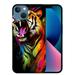 MAXPRESS Compatible with iPhone 15 Plus Case Colorful Tiger Amazing Pattern Design Shockproof Anti-Scratch Hard PC Back Case for iPhone 15 Plus