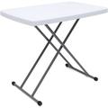 HBBOOMLIFE Adjustable Folding Laptop Table 30.31x19.69 inch Personal Folding Table Small Computer Desk Adjustable Height Personal Folding Activity Table for Small Spaces