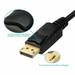 6 Feet long Gold Plated DisplayPort DP Male to VGA Male Cable Cord For Lenovo
