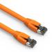 Cable Central LLC Orange Cat 8 Ethernet Cable 1 Ft (10 Pack) 40 Gbps High Speed S/FTP Cat 8 Internet Cable for Router Modem - Professional Series Network Cord With 2000mhz - 1 Feet Ethernet Cable