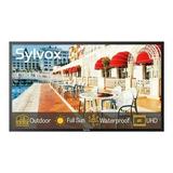 SYLVOX 65 inch Outdoor TV 2000nits Commercial Signage TV for Business 2-Yr 24/7 Operation IP66 Waterproof TV 4K UHD HDMI USB RS232 Speakers Tuner Wireless 2.4G WiFi (Signage 2.0 Series)