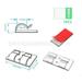 25pcs Cable Clips Adhesive Cable Organizer Wire Management Holder for Outdoor String Light
