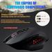 Ikohbadg X11 Power-Saving Luminous 4000DPI Gaming Essential Wireless Gaming Mouse