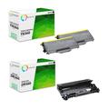 TCT Compatible Toner Cartridge and Drum Replacement for the Brother TN-360 DR-360 Series - 3 Pack