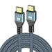 HDMI-compatible cable aluminum nylon braided high quality 4K60 TV connection cable HDMI-compatible HD cable 8K60