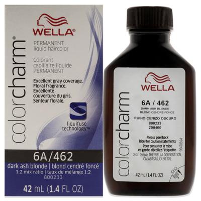 Color Charm Permanent Liquid Haircolor - 462 6A Dark Ash Blonde by Wella for Unisex - 1.4 oz Hair Co