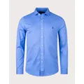 Polo Ralph Lauren Men's Jersey Shirt - Harbor Island Blue - Size: 44/Regular