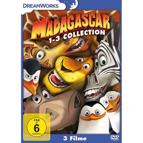 Madagascar 1-3 Dvd-Box (DVD)