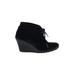 White Mountain Ankle Boots: Black Print Shoes - Women's Size 6 - Round Toe