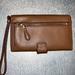 Coach Other | Coach Leather Wallet & Phone Clutch | Color: Brown | Size: Os