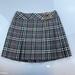 Burberry Skirts | Burberry Blue Label Nova Check Mini Skirt Plaid Pleats Grey Black S78-7 | Color: Black/Gray | Size: 36eu