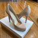 Jessica Simpson Shoes | Jessica Simpson Chunky Heel Size 7 | Color: Cream | Size: 7