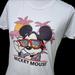 Disney Tops | Disney Mickey Mouse T Shirt Size M Tropical Beach Sunglasses Summer Tee | Color: White | Size: M