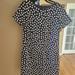 J. Crew Dresses | J. Crew Navy & White Polka Dot Short Sleeved Shift Dress Size 4 | Color: Blue/White | Size: 4