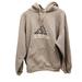 Adidas Tops | Adidas Essentials Y2k Big Logo French Terry Hoodie Sweatshirt Size L Gray | Color: Gray/White | Size: L