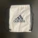 Adidas Accessories | Adidas Drawstring Sports Bag | Color: Blue/White | Size: One Size Unisex