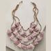 Anthropologie Jewelry | Anthropologie Gia Layered Bib Tassel Necklace | Color: Purple | Size: Os