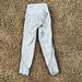 Lululemon Athletica Pants & Jumpsuits | Lululemon Wunder Under Scalloped Hem High Rise Crop Legging. Size 0 | Color: Gray/White | Size: 0