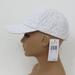 Michael Kors Accessories | (#C-1) Michael Kors White Mk Logo Monogram Strap Back Baseball Cap Hat (Nwt) | Color: Silver/White | Size: Os