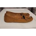 American Eagle Outfitters Shoes | American Eagle Boat Moccasin Flats Womens Size 7 Brown Slip On Comfort Shoes | Color: Brown | Size: 7