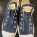 Converse Shoes | Converse All Stars Navy Lace Less Sneakers. Sz3 | Color: Blue | Size: 3b