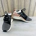 Adidas Shoes | Adidas Eqt Support Running Shoes Black-White-Pink Knit Sneakers Men’s Size: 8.5 | Color: Black/Pink | Size: 8.5