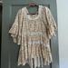 Free People Tops | Free People Tunic Flowy Top. Gently Worn. Size Xs | Color: White/Yellow | Size: Xs