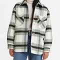 Levi's Jackets & Coats | Levis Wool Shirt Jacket (Size Small) | Color: Green | Size: S